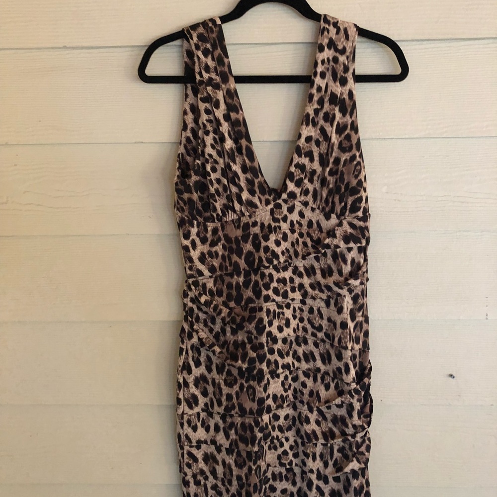 Leopard Print Dress Size Large